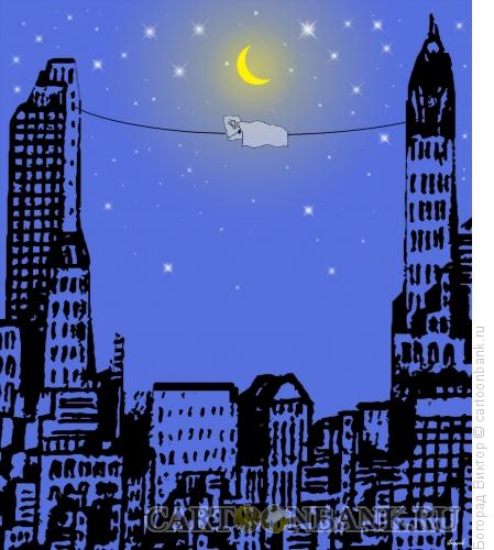 Карикатура: Сон в Нью-Йорке, Богорад Виктор