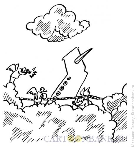 Карикатура: Небесное следствие, Мельник Леонид