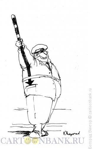 Карикатура: Гаишник, Богорад Виктор