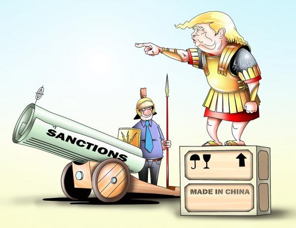 Карикатура: Санкции, Сергей Корсун