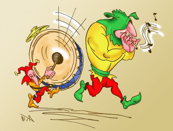 Карикатура: оркестр, Kapry