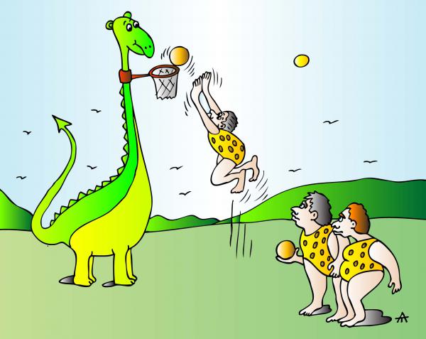 Карикатура: Баскетбол, Алексей Талимонов
