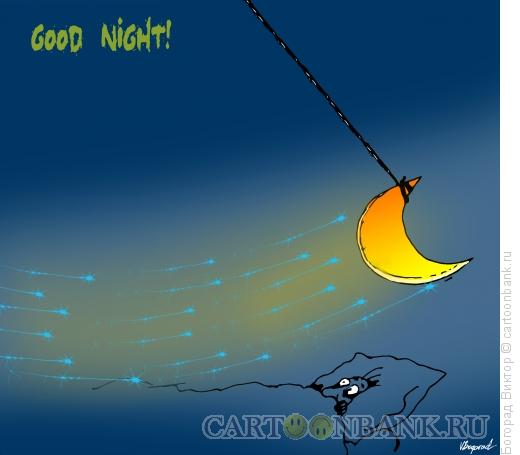 Карикатура: Ночной ужас, Богорад Виктор