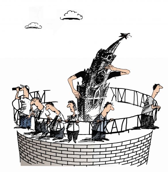 Карикатура: Есть ли жизнь за МКАДом, osipovva