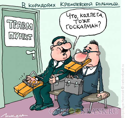 Карикатура: Госкарман, Воронцов Николай
