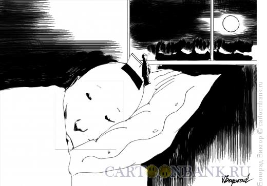 Карикатура: Ночная свобода, Богорад Виктор