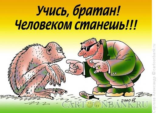 Карикатура: Два братана, Сергеев Александр