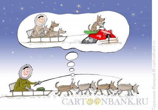 Карикатура: Мечтатель, Тарасенко Валерий