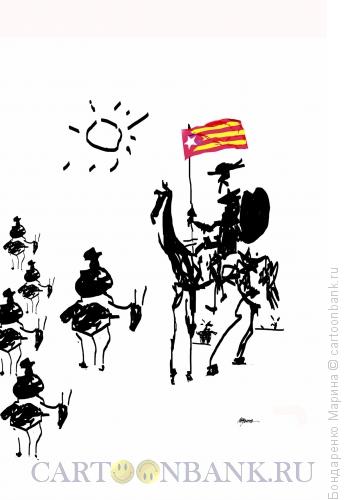 Карикатура: Пикассо Каталония, Бондаренко Марина