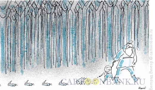 Карикатура: Мальчик-с- пальчик, Богорад Виктор