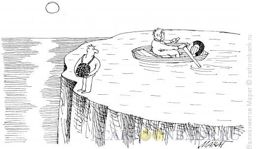 Карикатура: Попытка суицида, Валиахметов Марат
