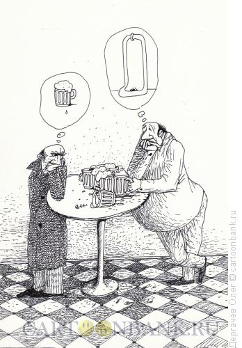 Карикатура: Мечты мужские, Дергачёв Олег