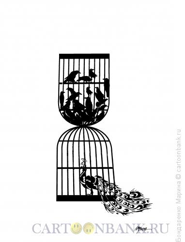 Карикатура: Песочные часы, как Клетки, Бондаренко Марина