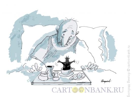 Карикатура: Черный кофе, Богорад Виктор