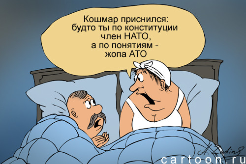 Карикатура: Член НАТО, Александр Зудин