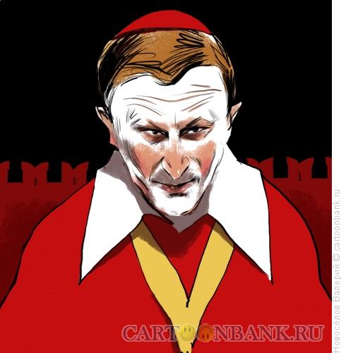 Карикатура: Кремлевский старожил, Новосёлов Валерий