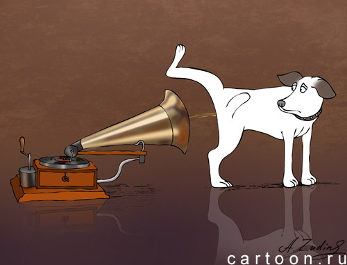Карикатура: Собачий блюз, Александр Зудин