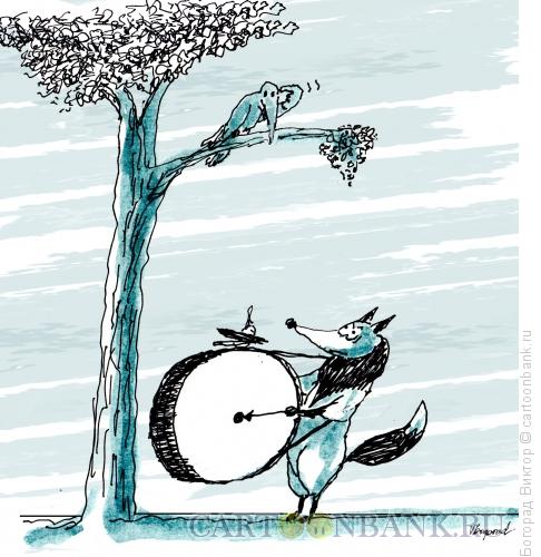 Карикатура: Громогластная лесть, Богорад Виктор