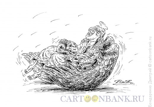 Карикатура: Крылья-качалка, Бондаренко Дмитрий
