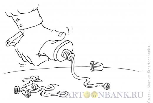 Карикатура: Жидкие гвозди, Смагин Максим