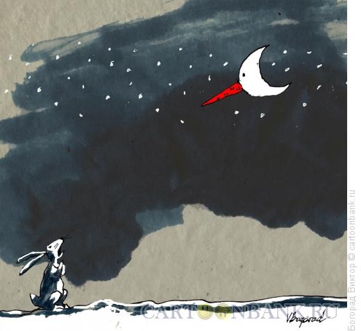 Карикатура: Зимний пейзаж, Богорад Виктор