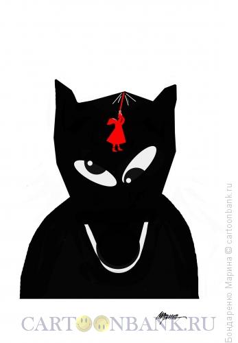 Карикатура: Красная шапочка и Волк, Бондаренко Марина