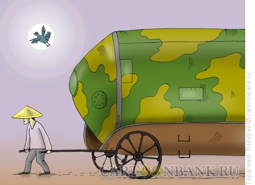 Карикатура: Ракетоноситель, Тарасенко Валерий