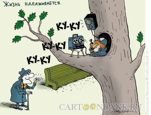 Карикатура: Жизнь, Воронцов Николай