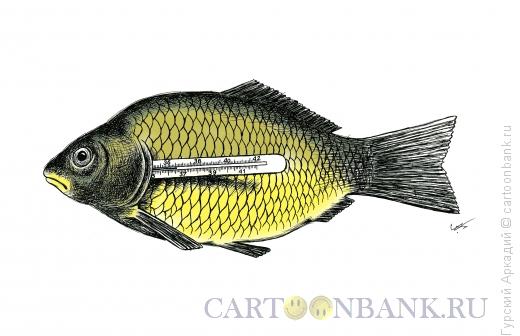 Карикатура: рыба, Гурский Аркадий