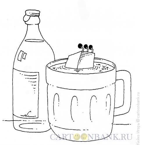 Карикатура: Выпивка и болтовня, Кийко Игорь