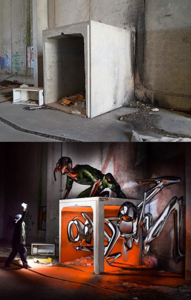 Мем: Серхио Одейт, граффити-художник., Гексоген