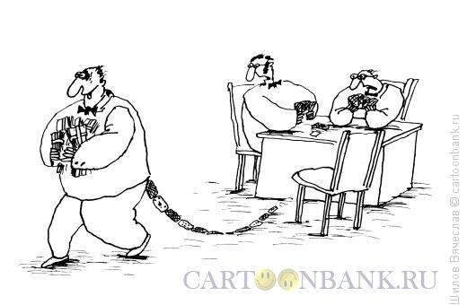 Карикатура: Шулер, Шилов Вячеслав