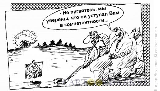 Карикатура: Сапер, Шилов Вячеслав