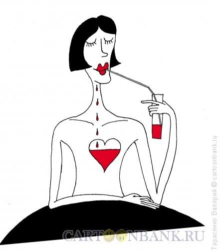 Карикатура: Любимый напиток, Тарасенко Валерий