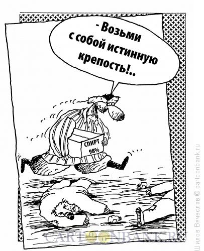 Карикатура: Истинная крепость, Шилов Вячеслав