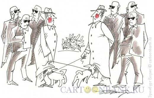 Карикатура: двое крутых, Эренбург Борис