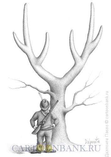 Карикатура: hunter, Далпонте Паоло