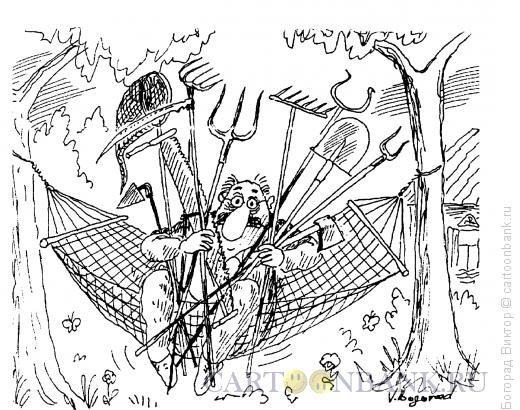 Карикатура: Дачный сезон, Богорад Виктор