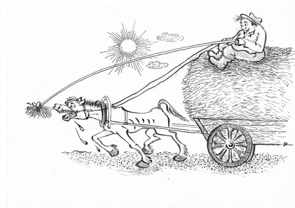 Карикатура: Экономика должна быть экономной!, Зеркаль Николай Фомич