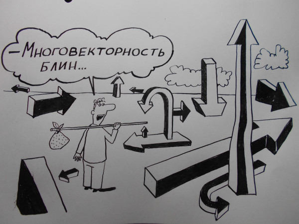 Карикатура: Многовекторность, Петров Александр