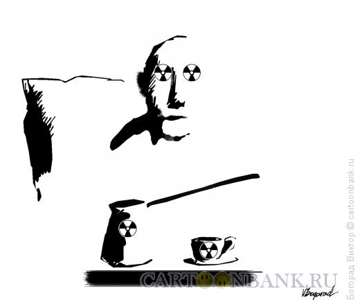Карикатура: Крепкий кофе, Богорад Виктор