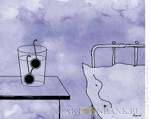 Карикатура: Прикроватная тумбочка слепого, Богорад Виктор