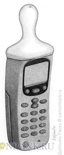Карикатура: Мобильная соска, Далпонте Паоло
