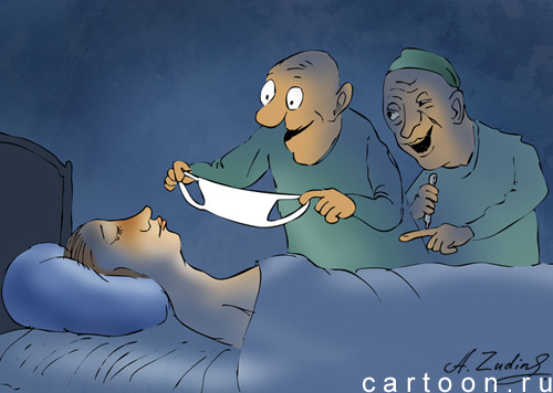Карикатура: Принуждение к карантину, Александр Зудин
