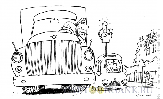 Карикатура: Автоледи, Воронцов Николай