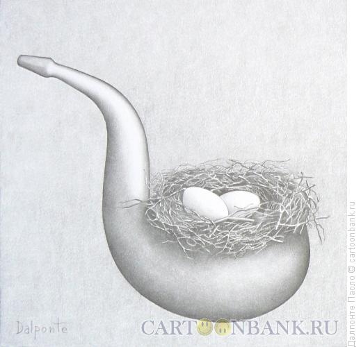 Карикатура: трубка-гнездо, Далпонте Паоло