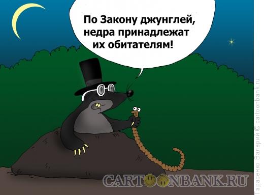 Карикатура: Закон джунглей, Тарасенко Валерий
