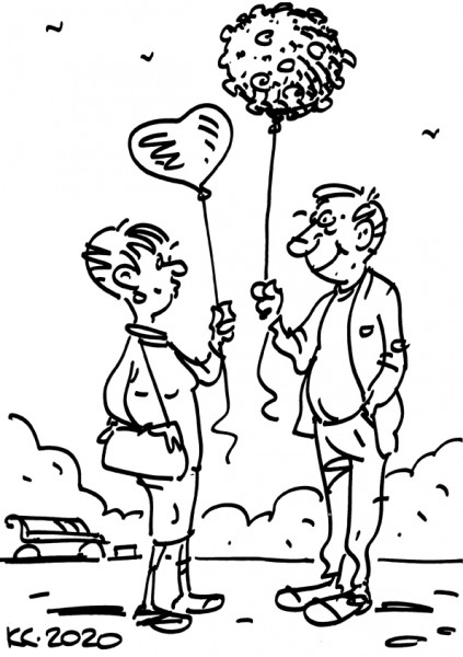 Карикатура: Воздушные шарики, Вячеслав Капрельянц