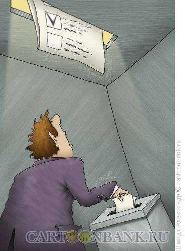 Карикатура: Внутри избирательного процесса, Шмидт Александр