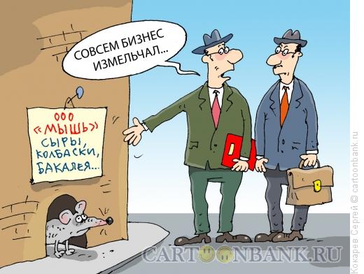 Карикатура: малый бизнес, Кокарев Сергей